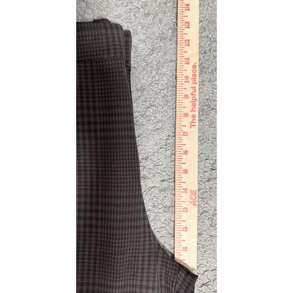 Gap High Rise Wide Leg Pants Black Plaid Womens 4 Long Twill Stretch Trouser NWT - Picture 10 of 10